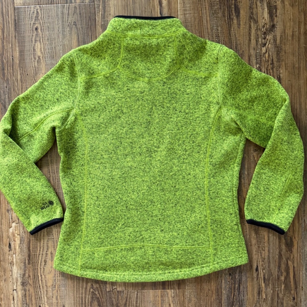 Icewear Fleece Jacket Women Large Green Full Zip Sweater Outdoor Hiking Iceland - Picture 5 of 16